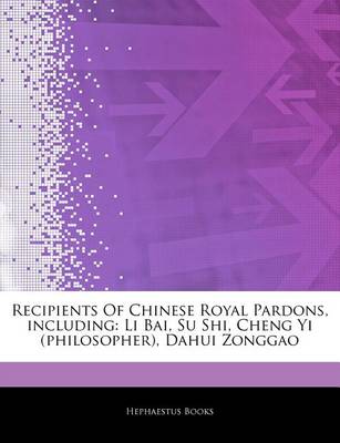 Cover of Articles on Recipients of Chinese Royal Pardons, Including