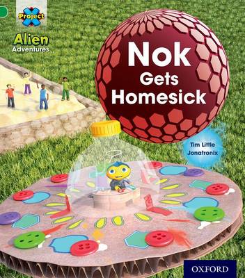 Book cover for Alien Adventures: Green: Nok Gets Homesick