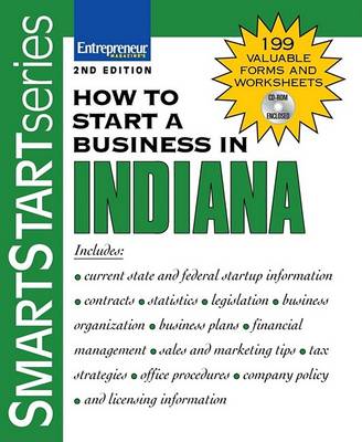 Book cover for How to Start a Business in Indiana