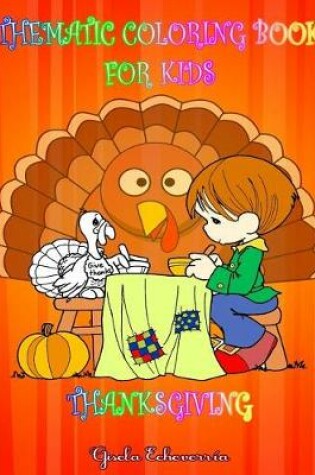 Cover of Coloring Book_THANKSGIVING For Kids