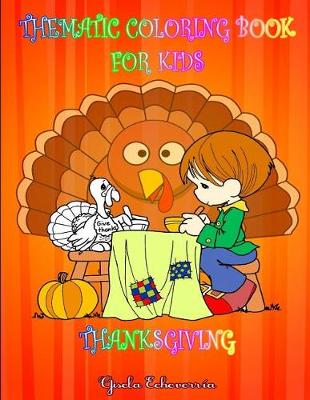 Book cover for Coloring Book_THANKSGIVING For Kids