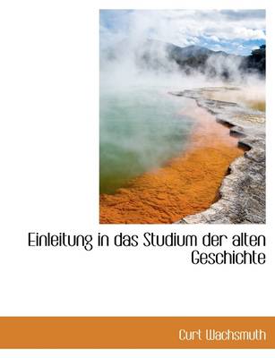 Book cover for Einleitung in Das Studium Der Alten Geschichte