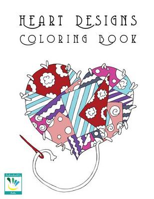 Book cover for Heart Designs Coloring Book