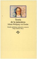 Book cover for Teoria de La Naturaleza