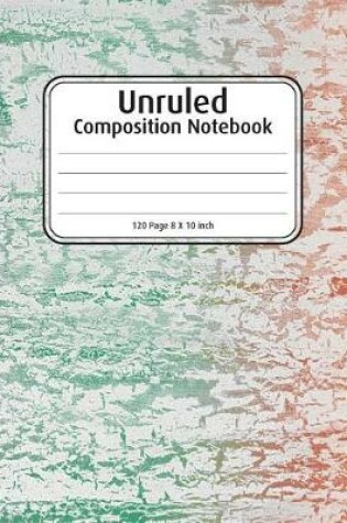 Cover of Unruled Journal for writing