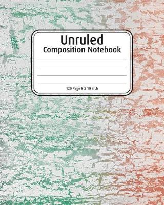 Book cover for Unruled Journal for writing