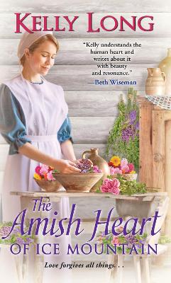 Book cover for The Amish Heart Of Ice Mountain