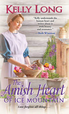 Book cover for The Amish Heart Of Ice Mountain