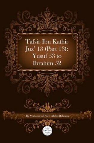 Cover of Tafsir Ibn Kathir Juz' 13 (Part 13)