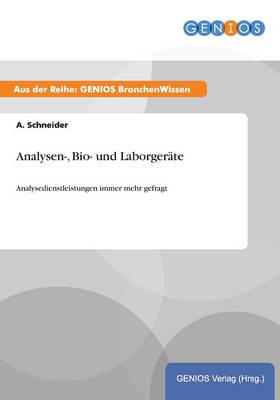 Book cover for Analysen-, Bio- und Laborgerate