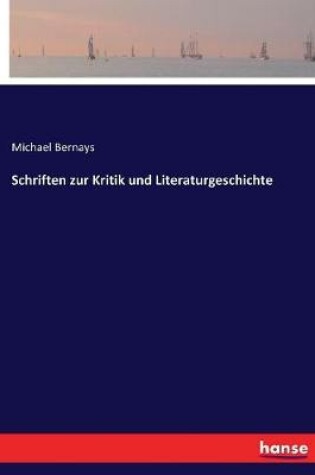 Cover of Schriften zur Kritik und Literaturgeschichte