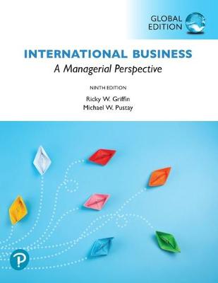 Book cover for International Business: A Managerial Perspective plus Pearson MyLab Management with Pearson eText, Global Edition