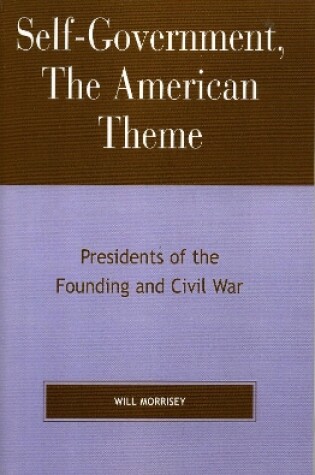 Cover of Self-Government, The American Theme