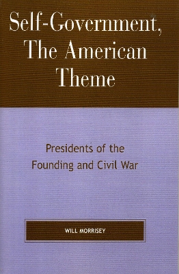 Book cover for Self-Government, The American Theme