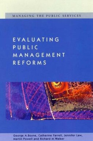 Cover of Evaluating Public Management Reforms
