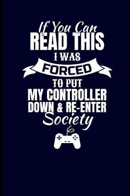 Book cover for If You Can Read This I Was Forced to Put My Controller Down & Re-Enter Society