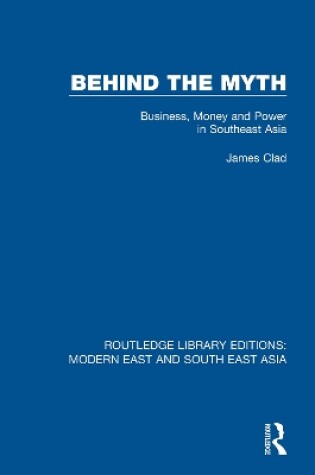 Cover of Behind the Myth (RLE Modern East and South East Asia)