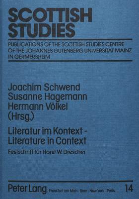 Cover of Literatur Im Kontext - Literature in Context