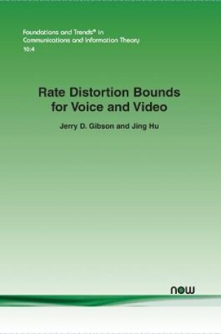 Cover of Rate Distortion Bounds for Voice and Video