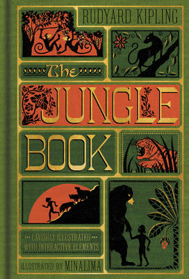 Book cover for The Jungle Book(Illustrated with Interactive Elements)