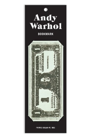 Cover of Warhol Dollar Bill Shaped Bookmark