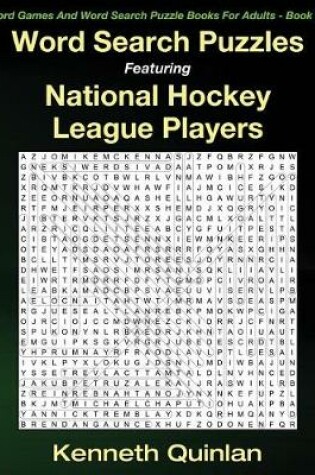 Cover of Word Search Puzzles Featuring National Hockey League Players