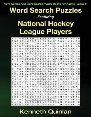 Book cover for Word Search Puzzles Featuring National Hockey League Players