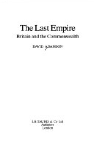 Cover of The Last Empire