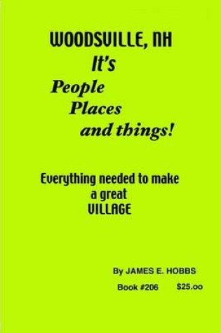 Cover of Woodsville, it's people Places and Thngs