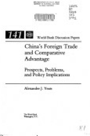 Cover of China's Foreign Trade and Comparative Advantage