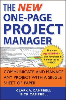 Book cover for The New One-Page Project Manager