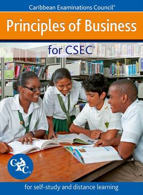 Book cover for Principles of Business for CSEC - for self-study and distance learning