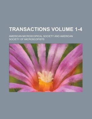 Book cover for Transactions Volume 1-4