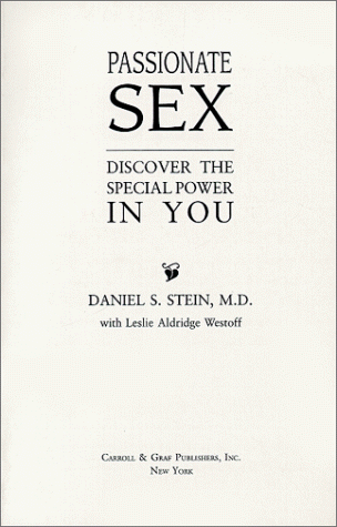 Book cover for Passionate Sex