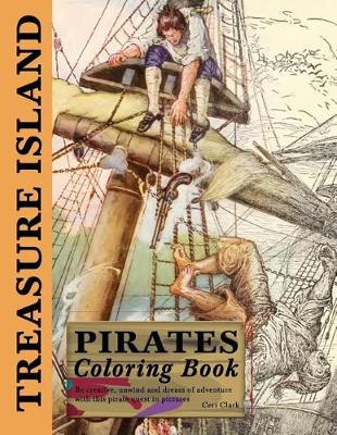 Book cover for Treasure Island Pirates Coloring Book