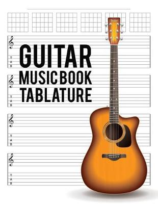 Book cover for Guitar Music Book Tablature