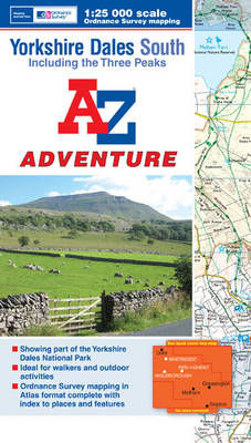 Cover of Yorkshire Dales (South) Adventure Atlas
