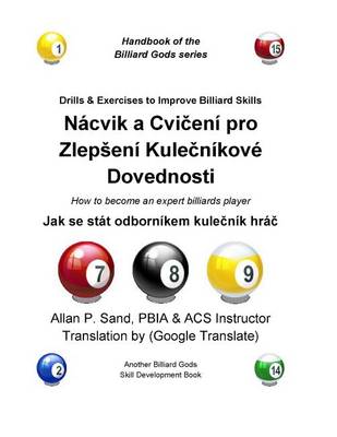 Book cover for Drills & Exercises to Improve Billiard Skills (Czech)
