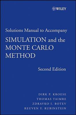 Book cover for Student Solutions Manual to accompany Simulation and the Monte Carlo Method, Student Solutions Manual