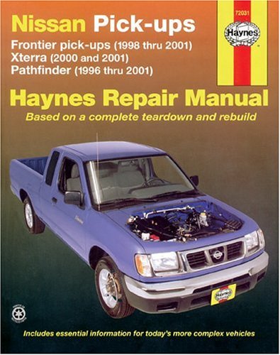 Book cover for Nissan Pick-ups (98-01), Xterra (00-01) and Pathfinder (96-01) Automotive Repair Manual