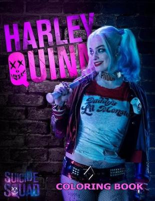 Book cover for Harley Quinn Coloring Book