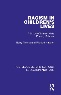 Book cover for Racism in Children's Lives