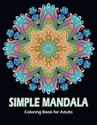 Book cover for Simple Mandala Coloring Book for Adults