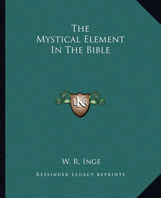 Book cover for The Mystical Element in the Bible