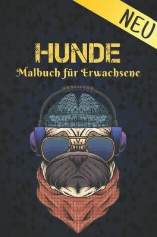 Cover of Malbuch für Erwachsene Neu Hunde