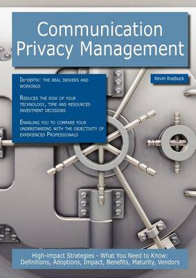 Book cover for Communication Privacy Management