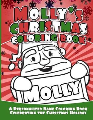 Book cover for Molly's Christmas Coloring Book