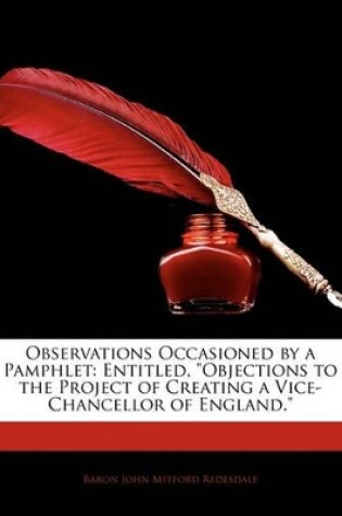 Cover of Observations Occasioned by a Pamphlet