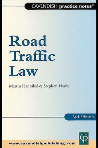 Cover of Practice Notes on Road Traffic Law 2/E