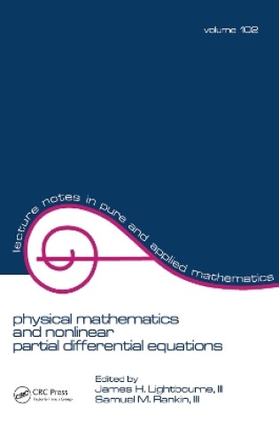 Cover of Physical Mathematics and Nonlinear Partial Differential Equations